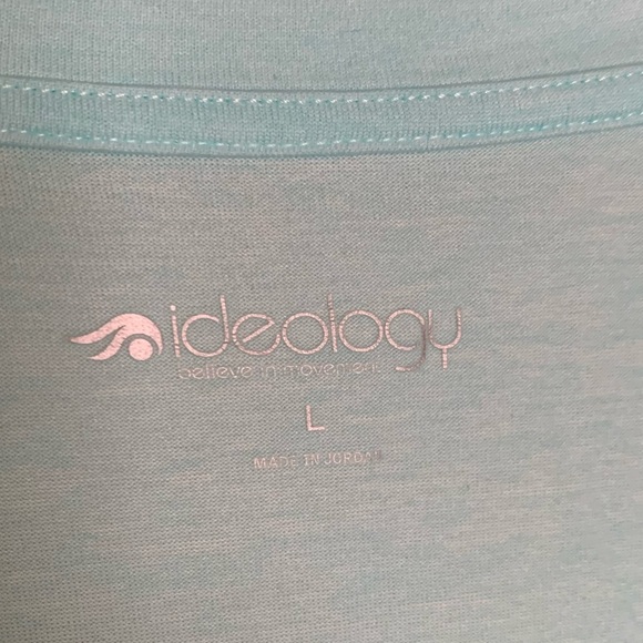 NWT Ideology celery green workout shirt. size Large. Stretchy and lightweight! - Picture 5 of 5
